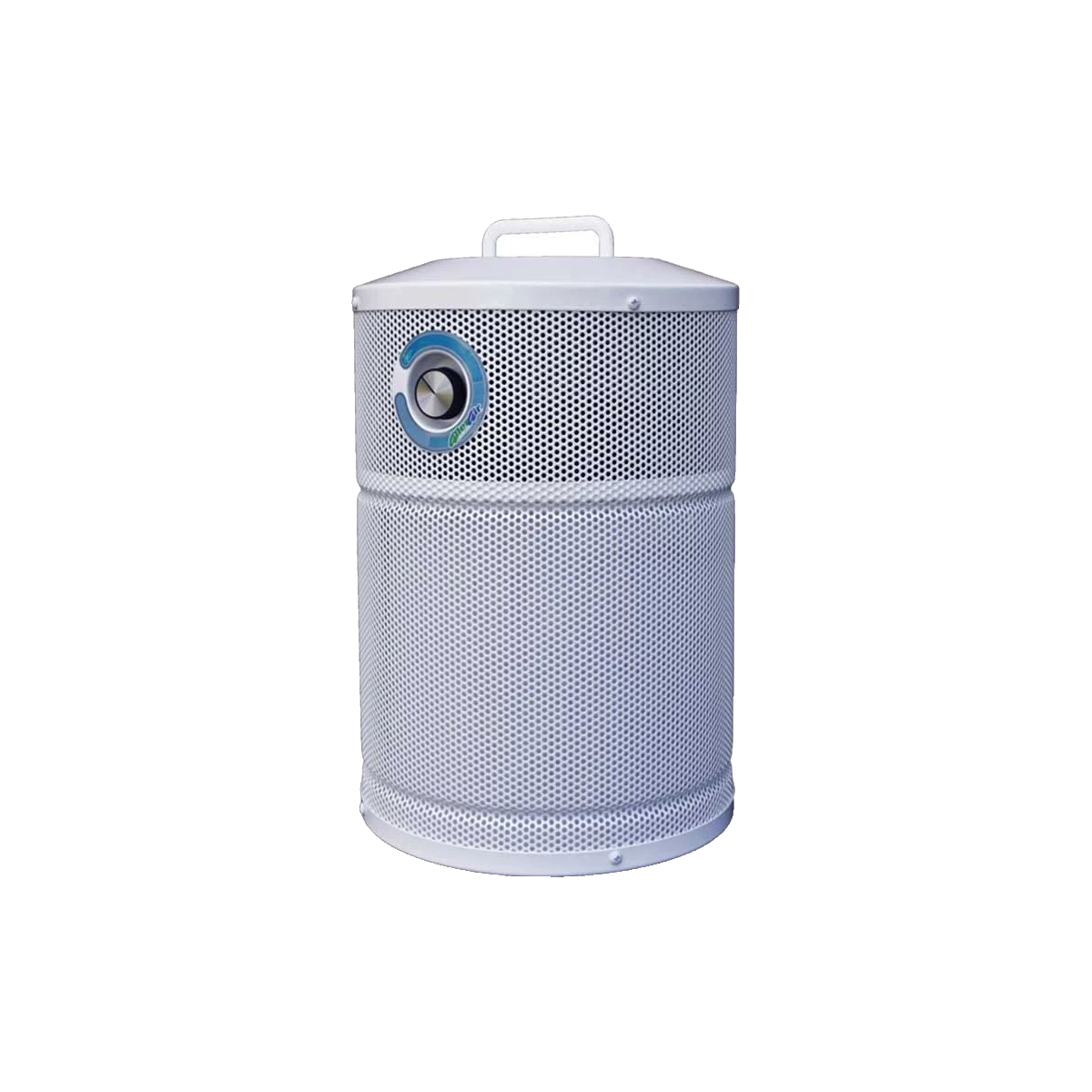 AllerAir AirMed 3 Compact air purifier, White, front three quarter view