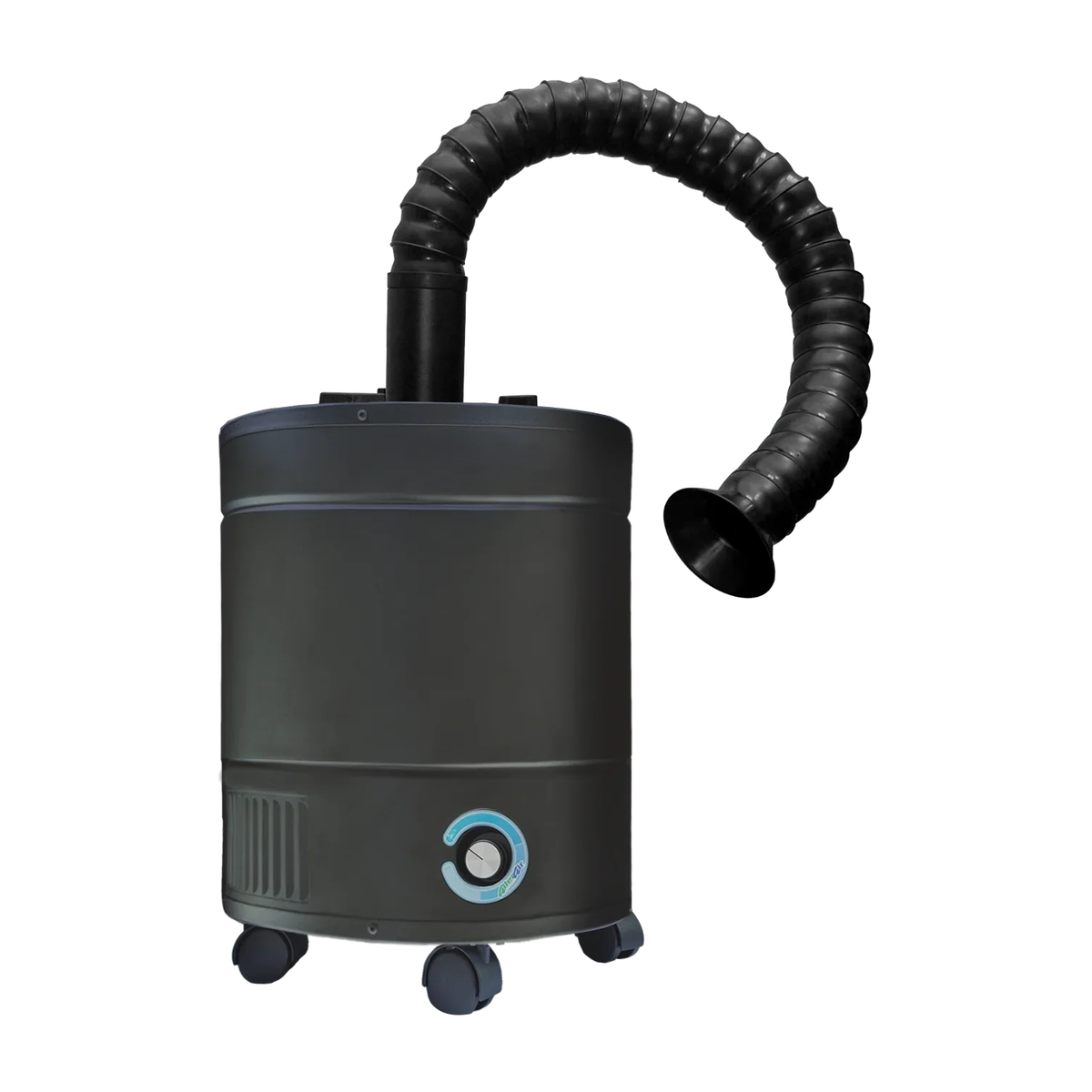 AllerAir Salon Pro 5 Ultra, Black, front with fume arm