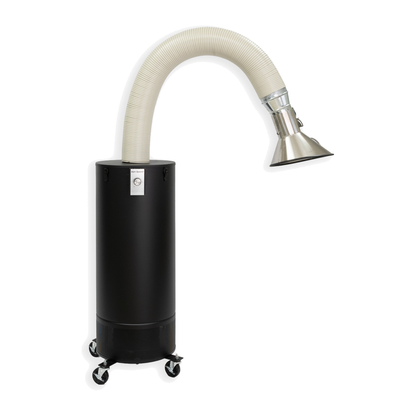 Airpura 900 Max Fume Extractor, Heavy Workshop Fumes, 40 lb Carbon, with extraction arm, curved