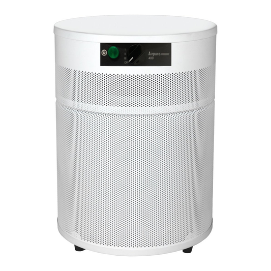 Airpura F400 DLX White air purifier, front view