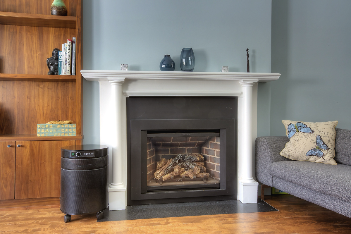 Airpura G700 Air Purifier, Odor-Free Carbon, MCS, 18 lb Carbon, in a room