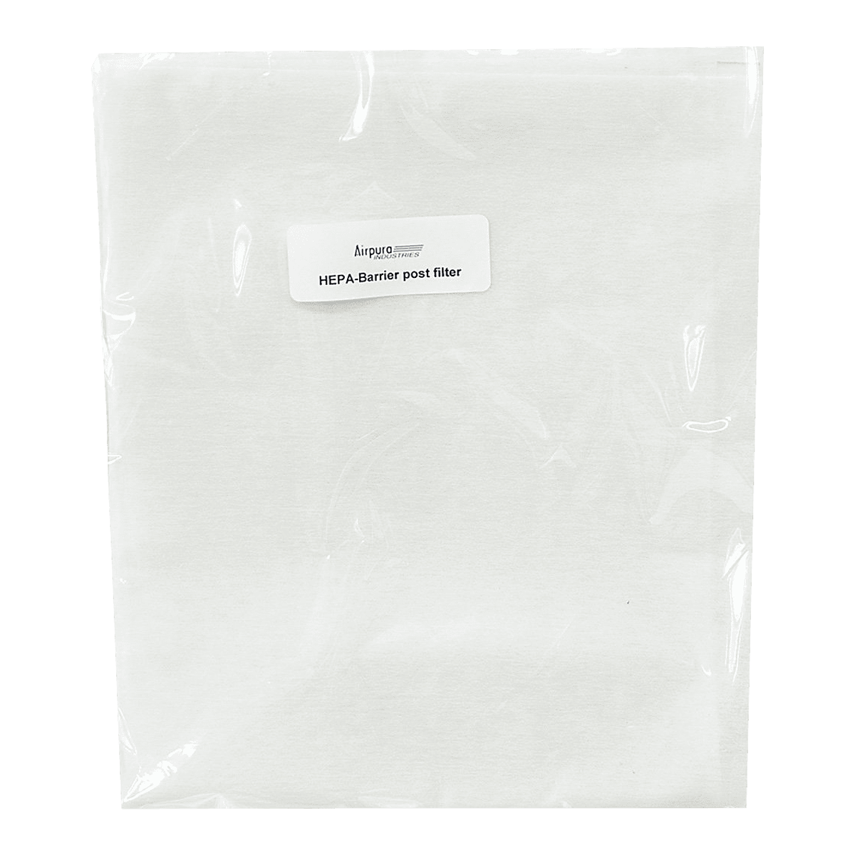 Airpura HEPA-Barrier post filter cloth in its sealed pack