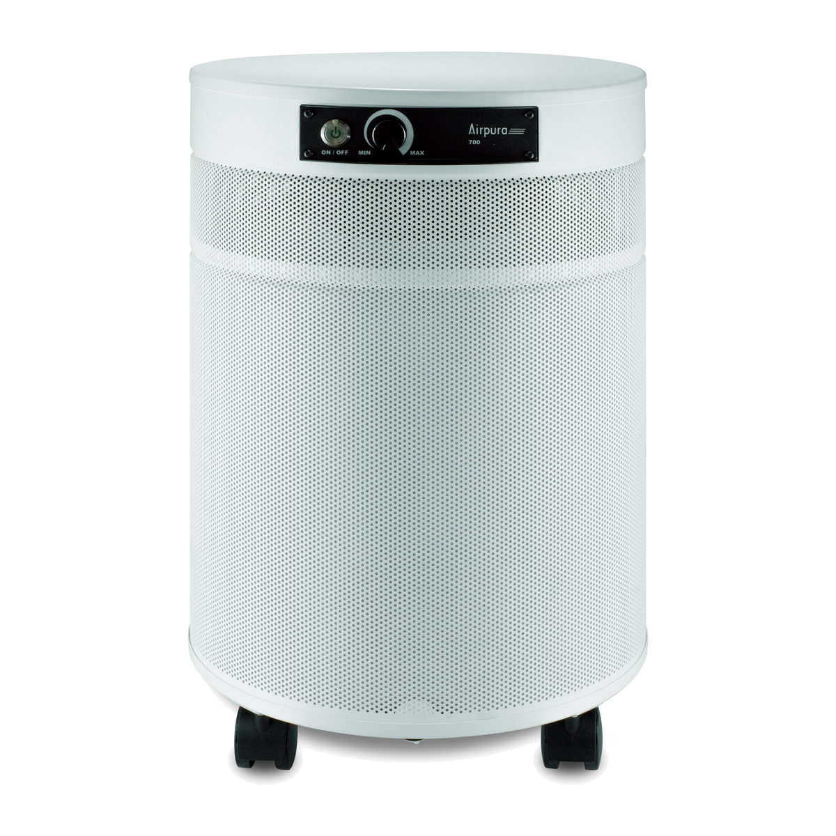 Airpura I700 Air Purifier, Particles Only, True HEPA, No Carbon, 635 CFM, White, front view