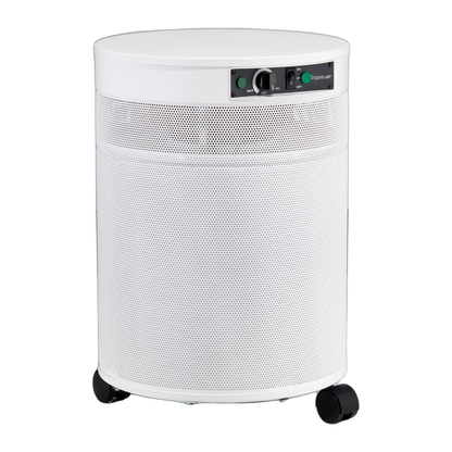 Airpura P600 Air Purifier, Mold and Chemicals, UVC and PCO, 18 lb Carbon, White, side view
