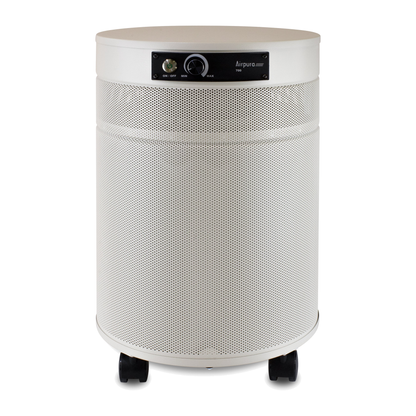 Airpura R700 Air Purifier, Odors and Chemicals, 2,500 Sq Ft, Cream, front view