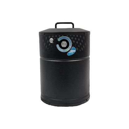 AllerAir AirMed 1 Compact air purifier, Black, front view