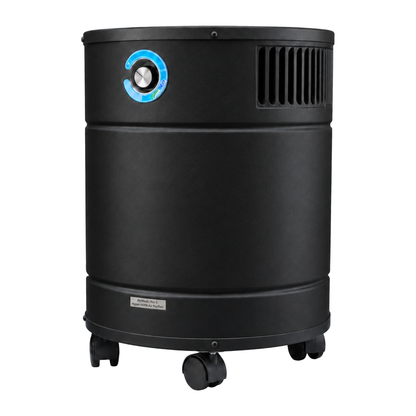 AllerAir AirMedic Pro 5 MCS Air Purifier, Chemical Sensitivity, Black, front view