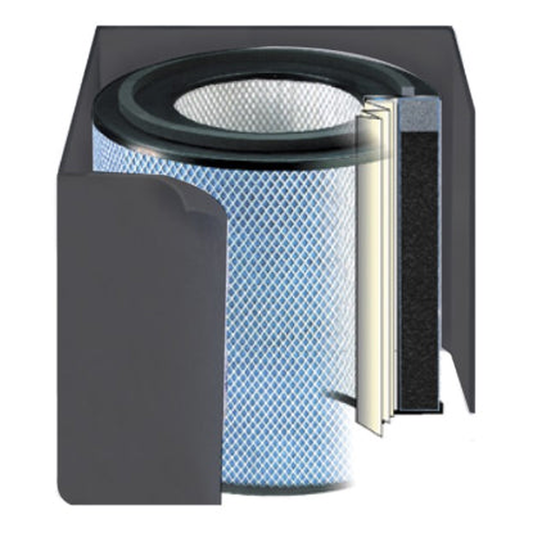 Austin Air HealthMate Filter, Carbon + HEPA, Black or White (FR400A/B)