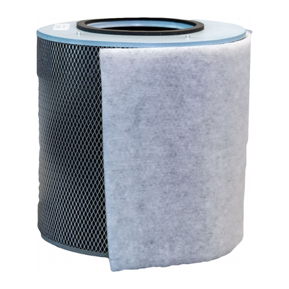 Austin Air HealthMate Junior Filter, Carbon, Black or White (FR200), White