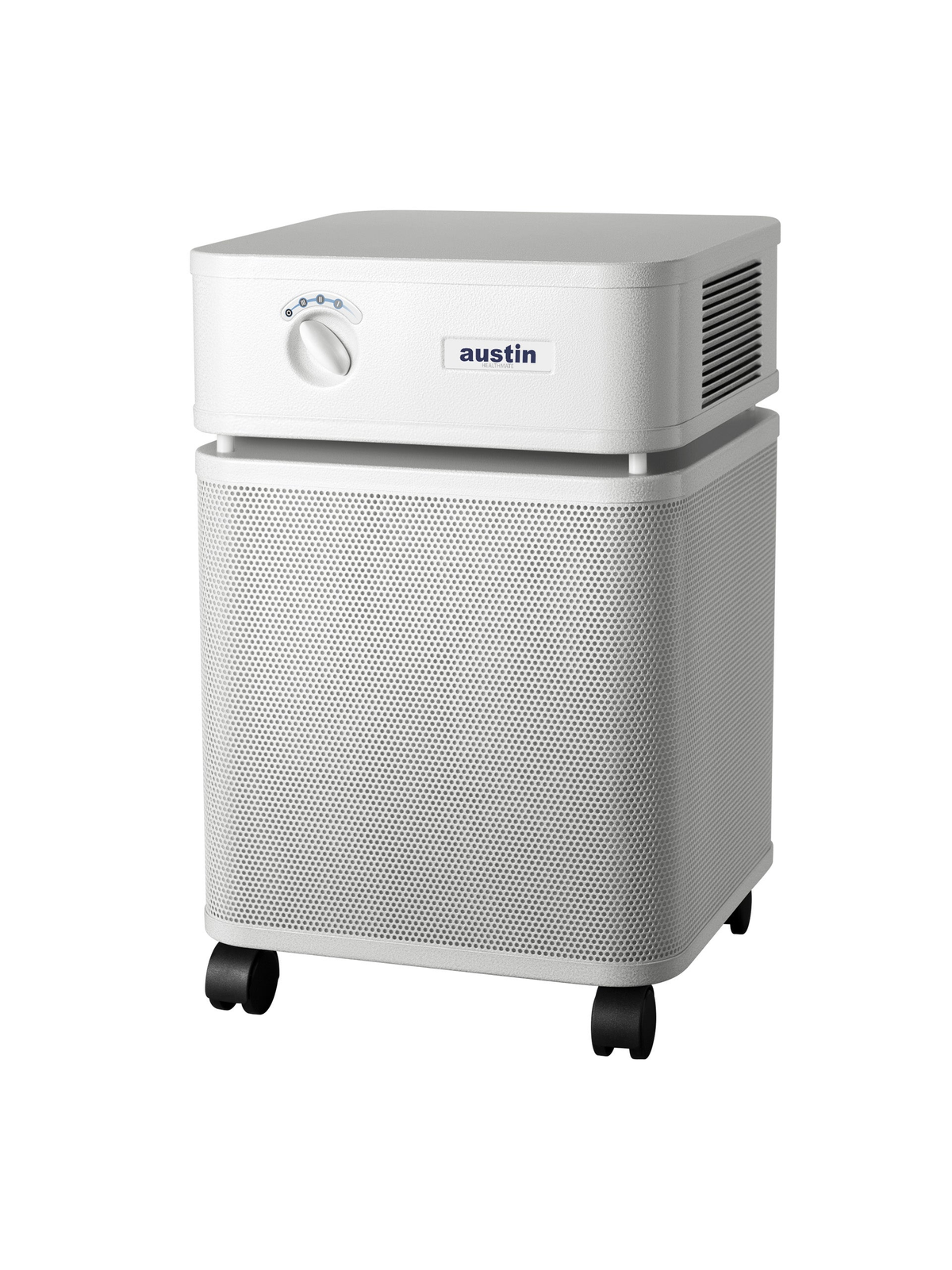 Austin Air HealthMate Air Purifier, Sandstone, left view