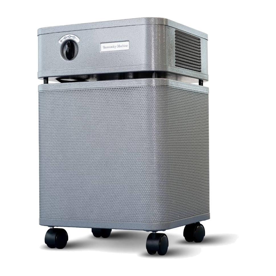 Austin Air Immunity Machine Air Purifier, VOCs and Formaldehyde, Graphite, left angle view