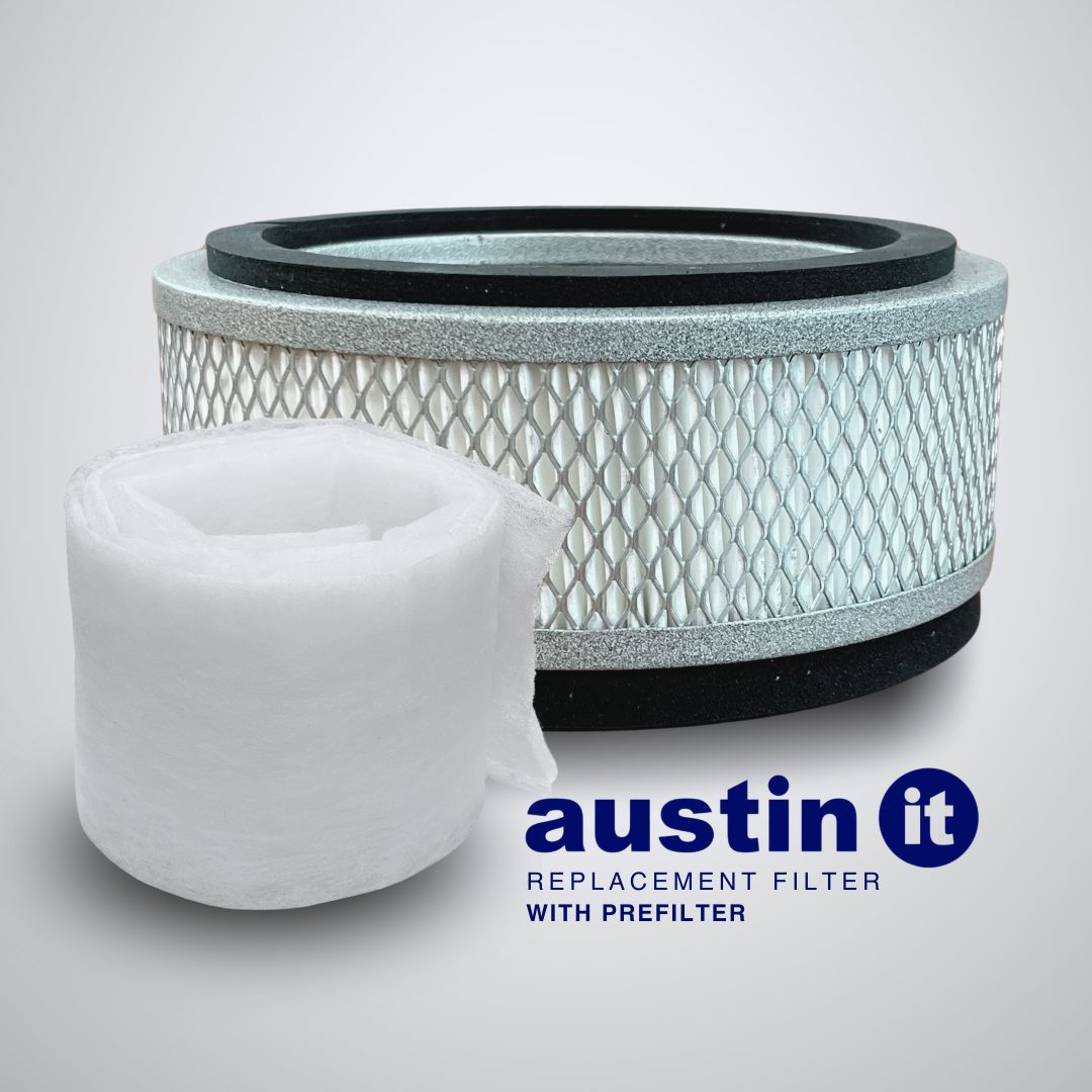 Austin Air it Replacement Filter, HEPA Only, with pre-filter combo