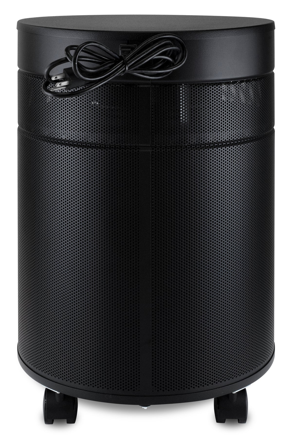 Airpura F700 Air Purifier, Formaldehyde and VOCs, 18 lb Carbon, Black, back view with power cord