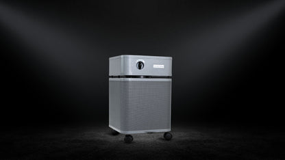 Austin Air Immunity Machine Air Purifier, VOCs and Formaldehyde, lifestyle photo, black studio