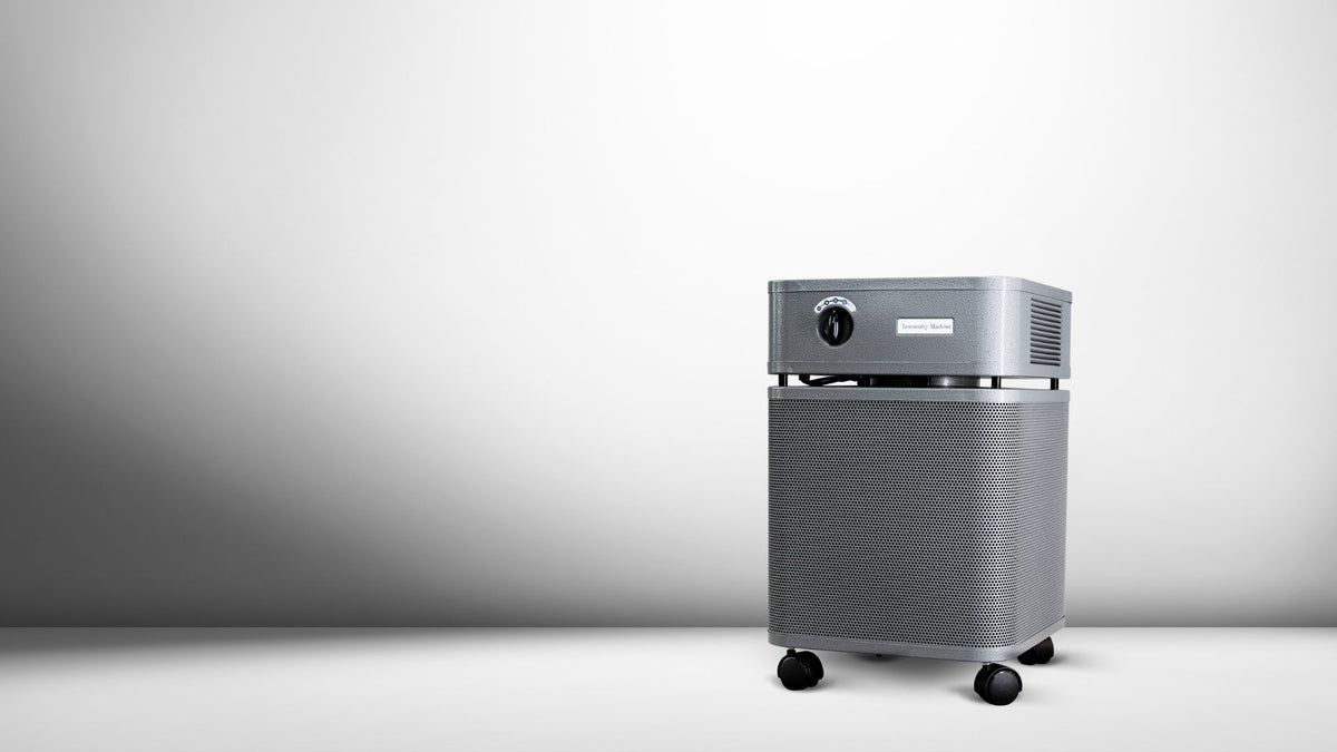 Austin Air Immunity Machine Air Purifier, VOCs and Formaldehyde, lifestyle photo, studio