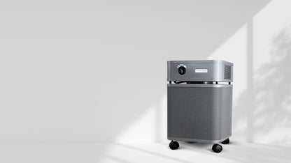 Austin Air Immunity Machine Air Purifier, VOCs and Formaldehyde, lifestyle photo, white room