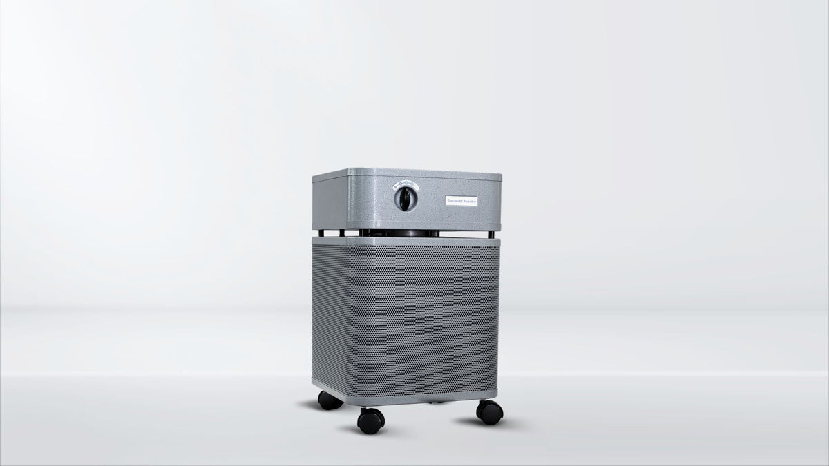 Austin Air Immunity Machine Air Purifier, VOCs and Formaldehyde, lifestyle photo, white studio
