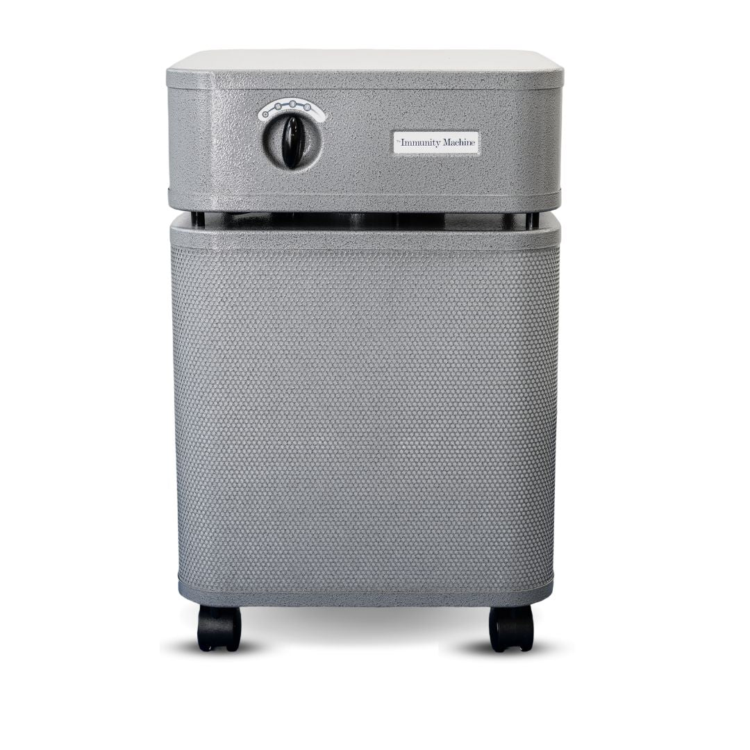 Austin Air Immunity Machine Air Purifier, VOCs and Formaldehyde, Graphite, front view, second angle