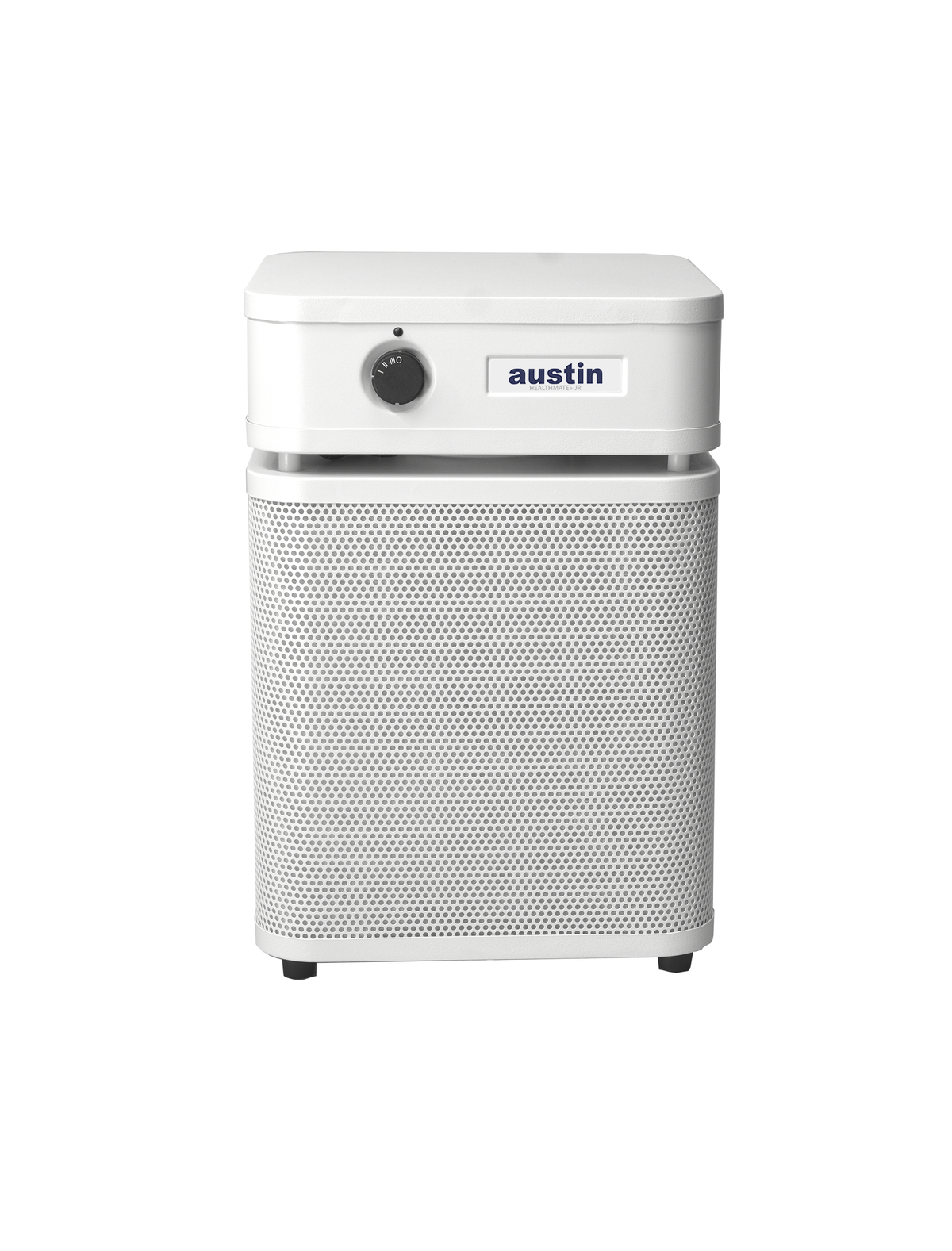 Austin Air HealthMate Plus Junior Air Purifier, White, front view