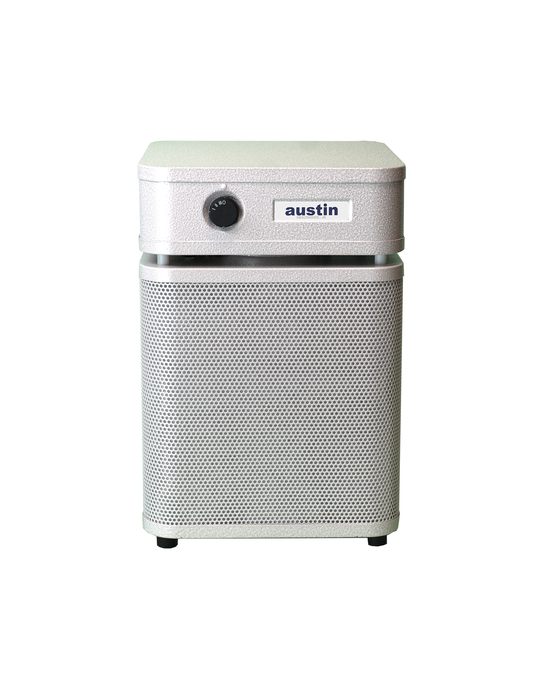Austin Air HealthMate Plus Junior Air Purifier, Sandstone, front view