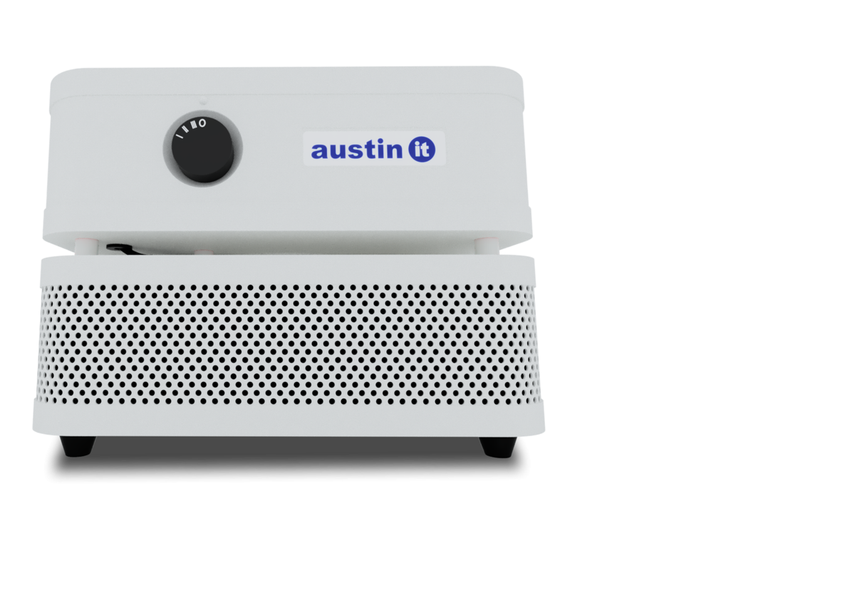 Austin Air it Personal Air Purifier, HEPA, White, front view
