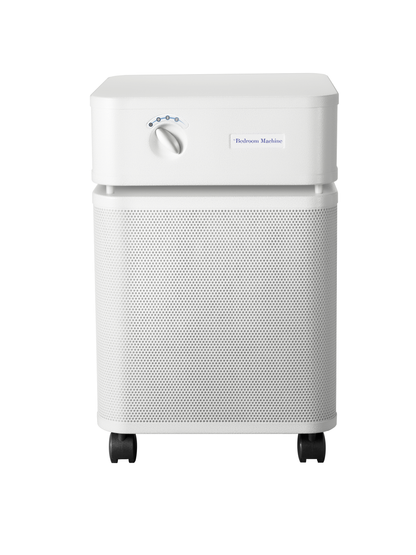 Austin Air Bedroom Machine Air Purifier, White, front view