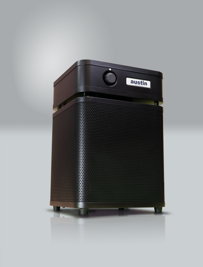 Austin Air HealthMate Junior Air Purifier, Black, hero shot