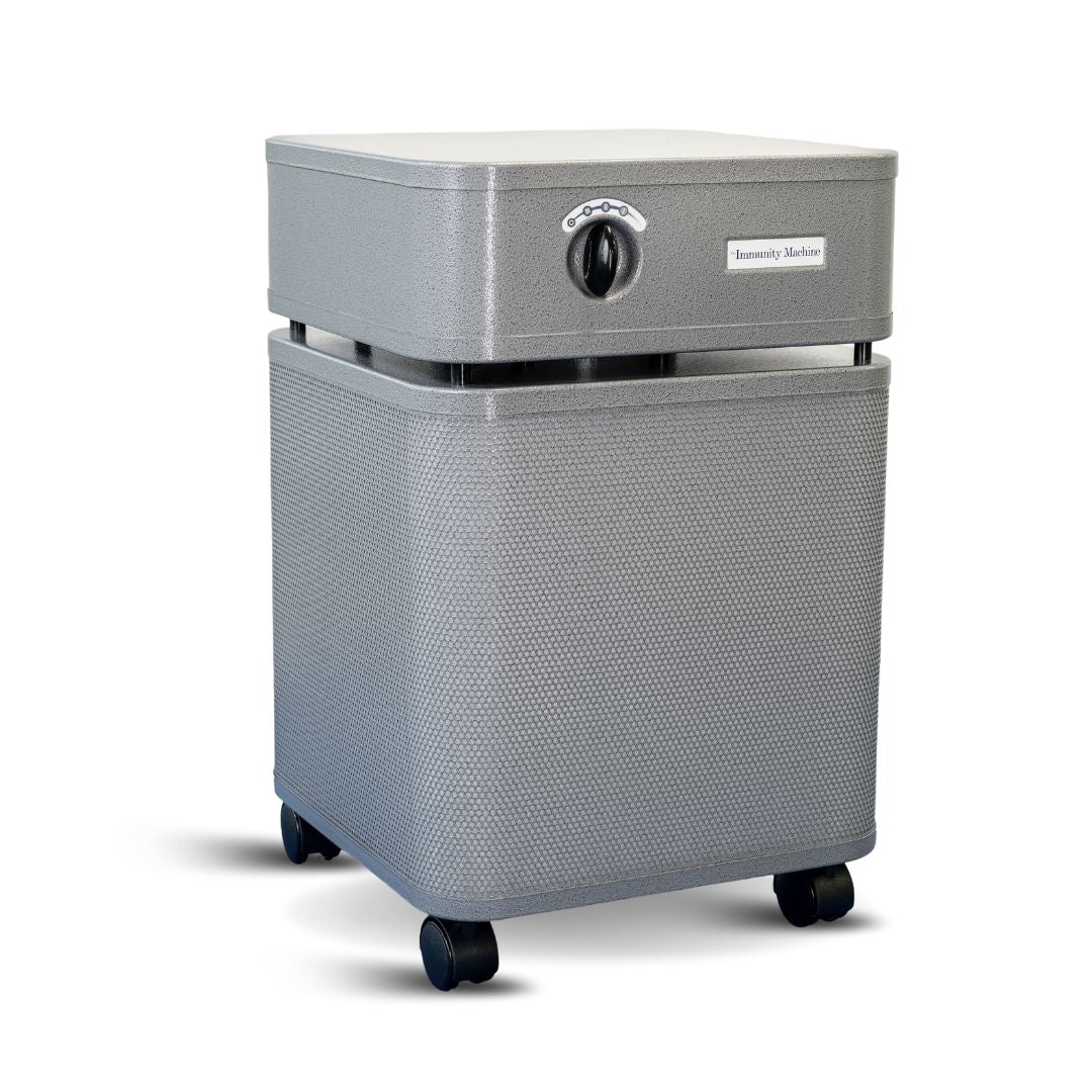 Austin Air Immunity Machine Air Purifier, VOCs and Formaldehyde, Graphite, left top view, second angle