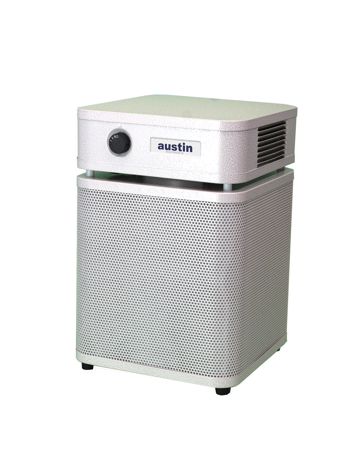 Austin Air HealthMate Junior Air Purifier, Sandstone, left view