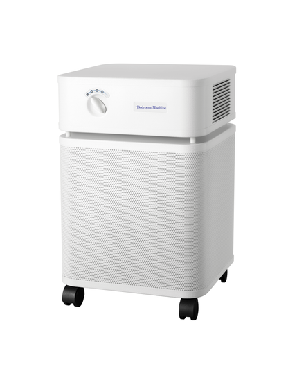 Austin Air Bedroom Machine Air Purifier, White, left view