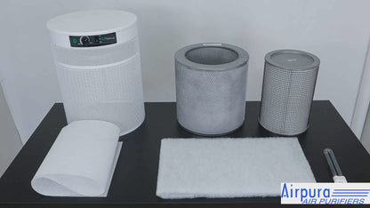 Airpura UV600 Air Purifier, Mold and Musty Air, UVC Lamp, 18 lb Carbon, demo video