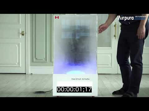 Airpura C600 Air Purifier, Airborne Chemicals, 26 lb Carbon, Airpura mist test video