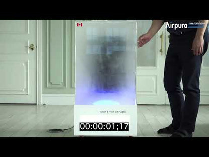 Airpura F600 Air Purifier, Formaldehyde and VOCs, 2,000 Sq Ft, Airpura mist test video