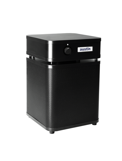 Austin Air HealthMate Plus Junior Air Purifier, Black, right view