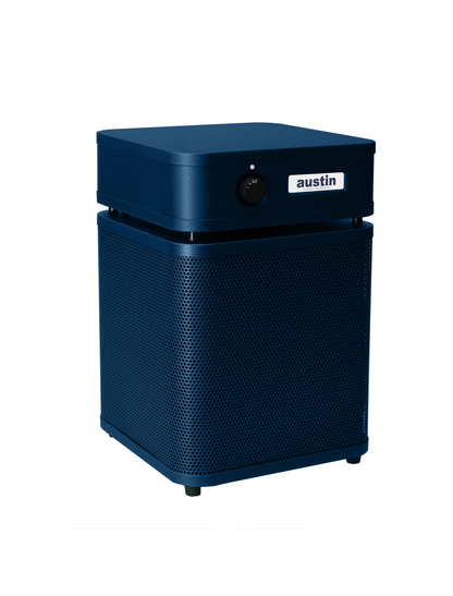 Austin Air HealthMate Junior Air Purifier, Midnight Blue, right view