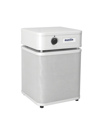 Austin Air HealthMate Plus Junior Air Purifier, White, right view